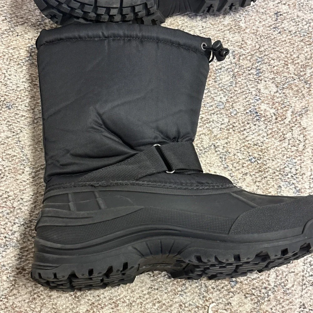 Northside Men's Glacier Peak Black Insulated Winter Snow Boot Size 12
